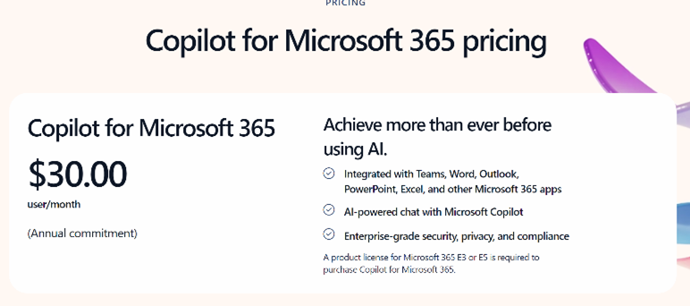 Copilot pricing