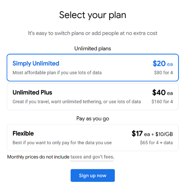 The State of Telecom - Q1 2022 (Part 2) 4 Google Fi
