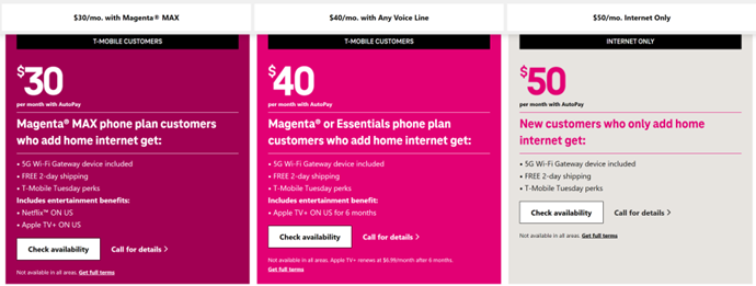 First Quarter Earnings Questions (Part 2) 6 T Mobile Home Internet summary