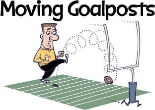moving goalposts